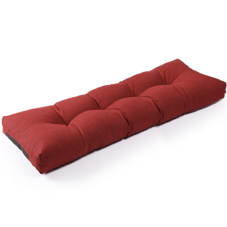 Tufted outdoor bench cushion hot sale